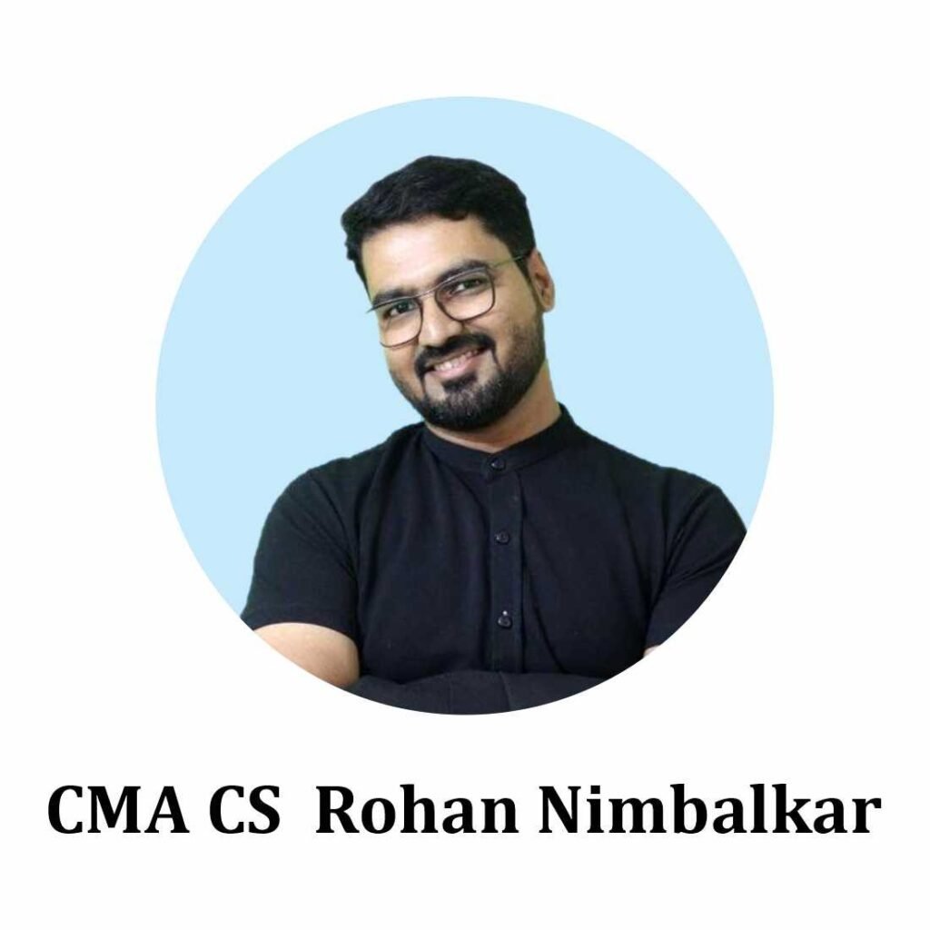 CMA CS Rohan Nimbalkar
