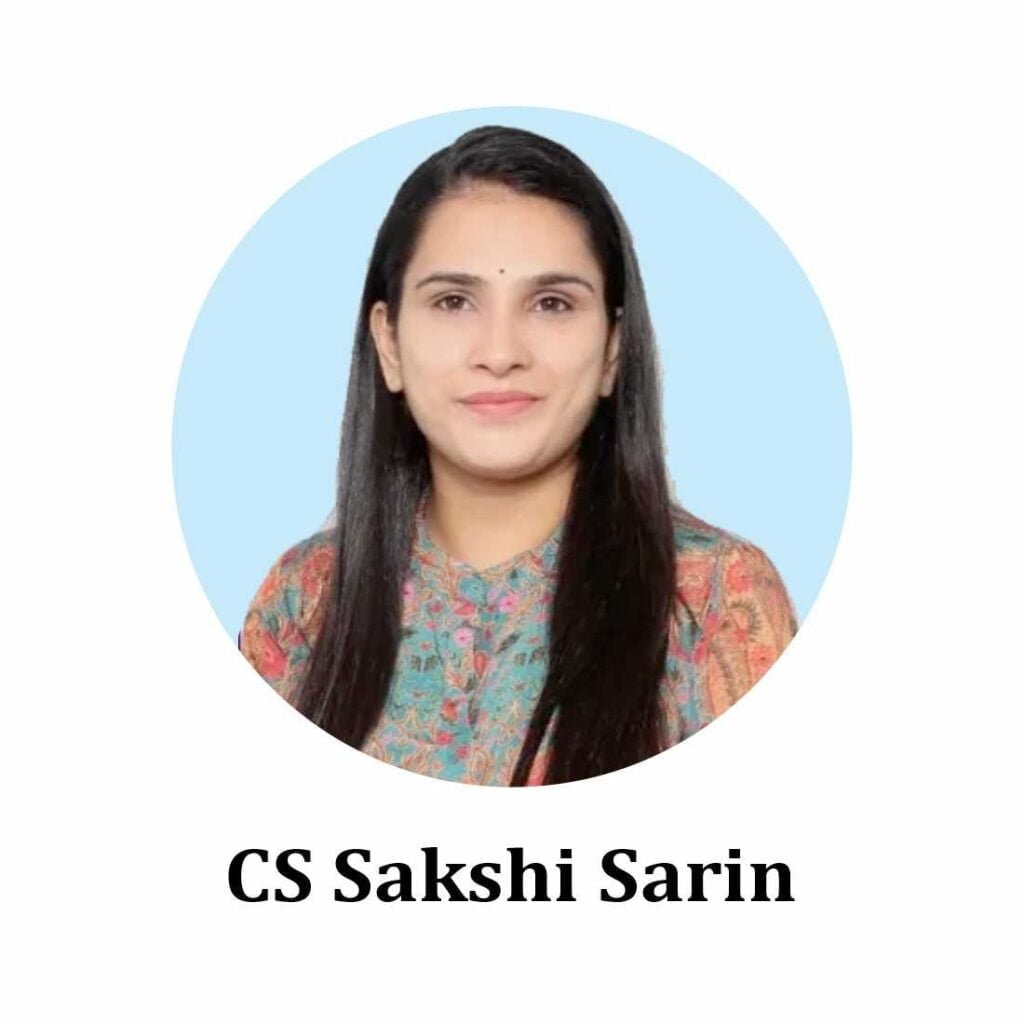 CS SAKSHI SARIN