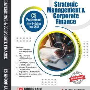 CS Professional SMCF Book By CS Anoop Jain (New Syllabus)