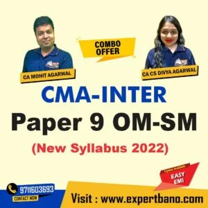 CMA Inter Paper 9 OMSM COMBO By MEPL Classes CA Divya Agarwal (New Syllabus 2022)