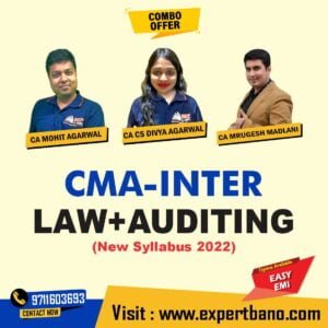 CMA Inter Law and AUDITING COMBO By MEPL Classes CA CS Divya Agarwal and CA Mrugesh Madlani (New Syllabus 2022)