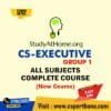 CS Executive Group 1 All Subjects Combo by Study At Home (New Course)
