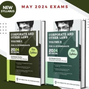 CA Inter Law Vol(I & II) by CA Harsh Gupta (New Syllabus) for Jan/May/Sep 25