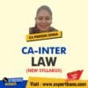 CA Inter Law by CA Paridhi Sinha (new syllabus)