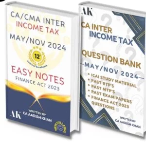 CA CMA Inter DT book by CA Aarish Khan