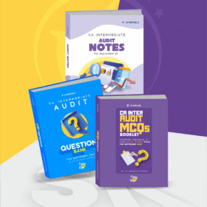 CA Inter Audit Notes, Question Bank & MCQ Book By CA Shubham Keswani For Sep 25 Exam
