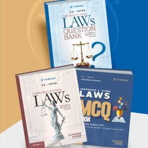 CA Inter Corporate & Other Laws Question Bank & Main Book With MCQ by CA Karan Kumar For Sep 25 & Onwards Exam