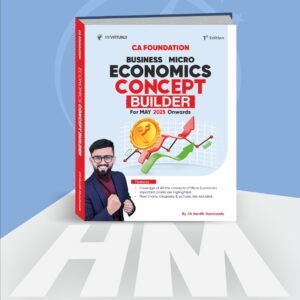 CA Foundation Micro Economics Concept Builder Book By CA Hardik Manchanda